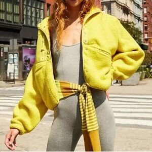 FP Movement by Free People Hit The Slopes Jacket | Small | Pineapple Punch